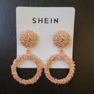Pink Drop Earrings
